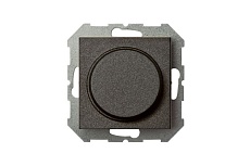 Диммер поворотно-нажимной Liregus Epsilon антрацит 28-1114 1
