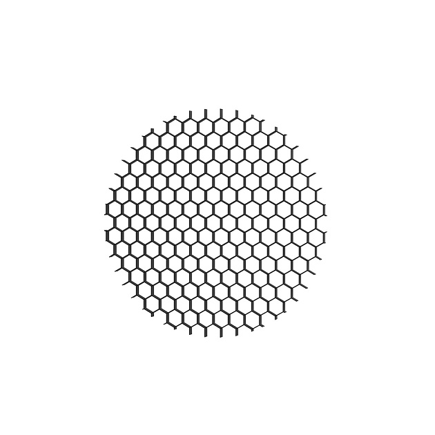 Антибликовая решетка Denkirs Net DK1500-BK Фото № 1