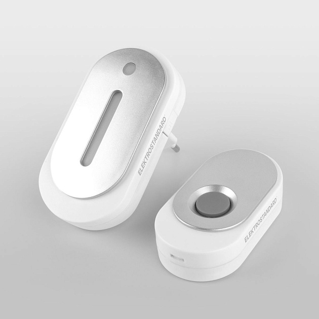 Звонок беспроводной Elektrostandard DBQ28M WL белый/серебро a056382 Фото № 1