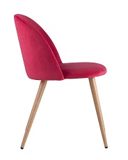 Кухонный стул Stool Group Лион велюр красный DC-69030 HLR-37 2