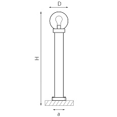 Уличный светильник Lightstar Bolla 373710 1