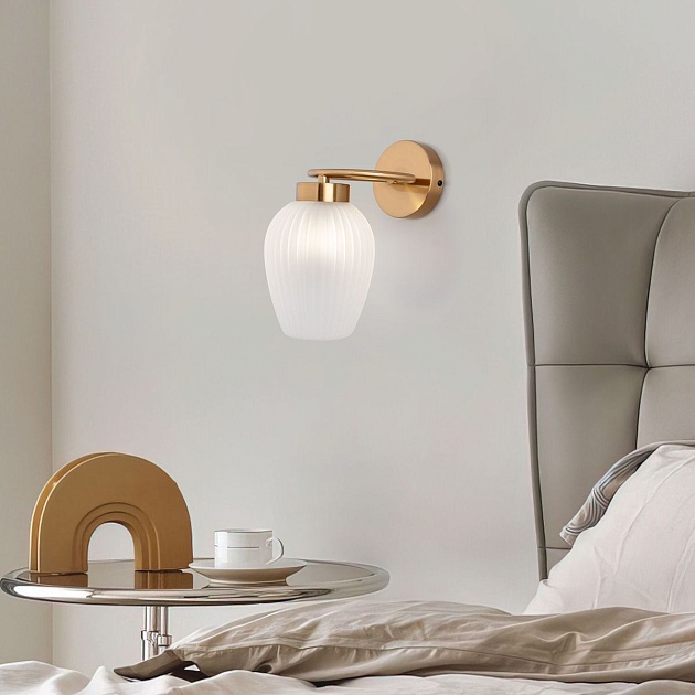 Бра Eurosvet Alva 30184/1 латунь изображение 6 Бра Eurosvet Alva 30184/1 латунь Фото № 6