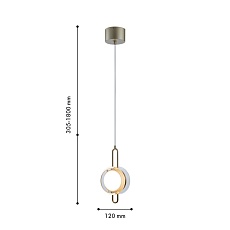 Подвесной светодиодный светильник Favourite Yo-yo 4334-2P 1