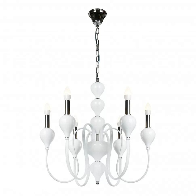 Подвесная люстра iLamp Lady 88003-6 WH Фото № 1