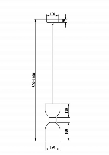 Подвесной светильник Freya Savia FR5203PL-01CH1 Фото № 6