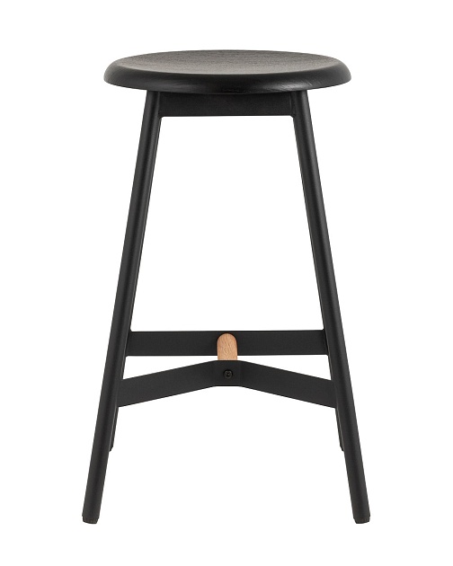 Полубарный стул Stool Group Knobb черный 9117H65 black Фото № 3