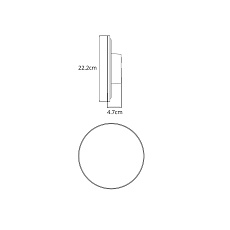 Уличный настенный светодиодный светильник Arte Lamp Nimbo A3415AL-1BK 1