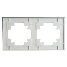 Рамка 2-постовая Stekker Катрин белый матовый GFR00-7002-01M 49595 4