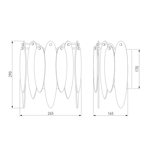 Настенный светильник Bogates Canaria 324/1 Фото № 2