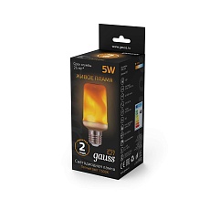 Лампа светодиодная Gauss E27 5W 1500K матовая 157402105 3