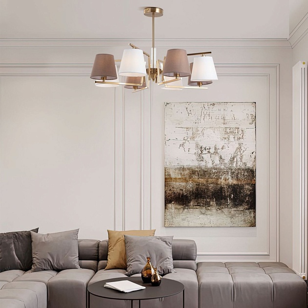 Потолочная люстра Eurosvet Ozark 60149/8 латунь Фото № 5