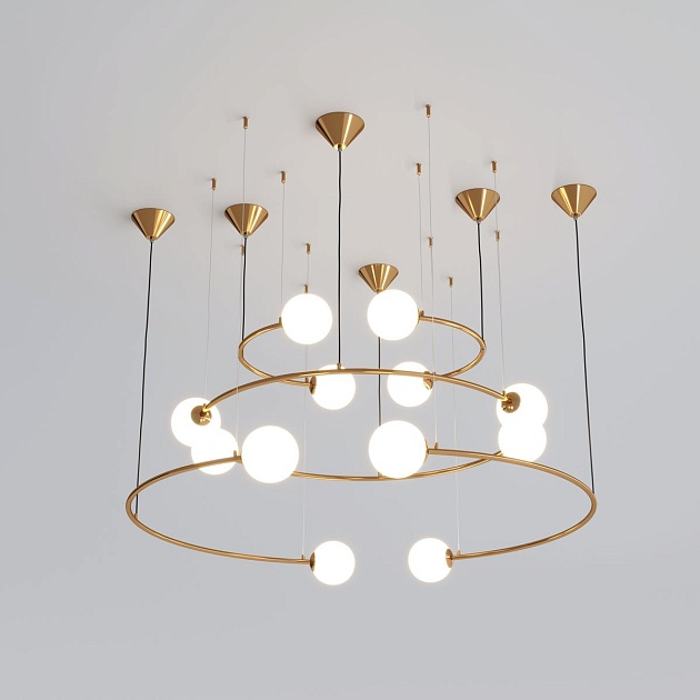 Подвесная люстра Bogates Brook 359/12 латунь Фото № 7