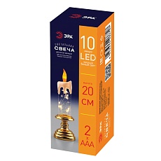 Светодиодная новогодняя фигура ЭРА EGNDS-03 Свеча 10 LED Б0051934 1