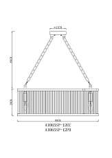 Подвесная люстра Arte Lamp Anetta A1065SP-12CC 1