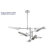 Подвесная люстра Crystal Lux Rafael SP8 Chrome 4