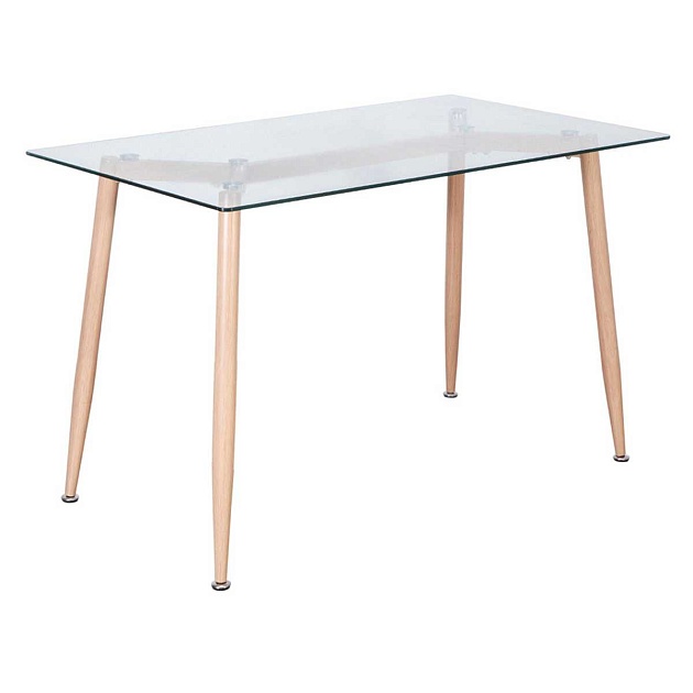 Кухонный стол AksHome Gerda прозрачный, закаленное стекло 59152 изображение 4 Кухонный стол AksHome Gerda прозрачный, закаленное стекло 59152 Фото № 4