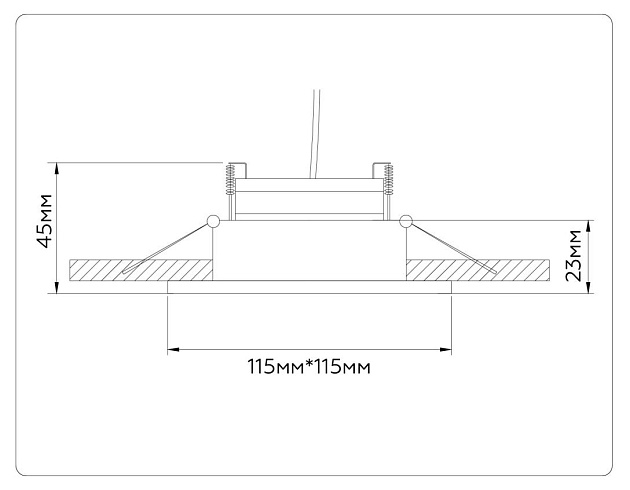 Встраиваемый светильник Ambrella light TECHNO SPOT TN51917 Фото № 4