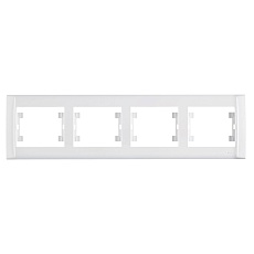 Рамка Makel 4-м Defne горизонт. бел. 42001704