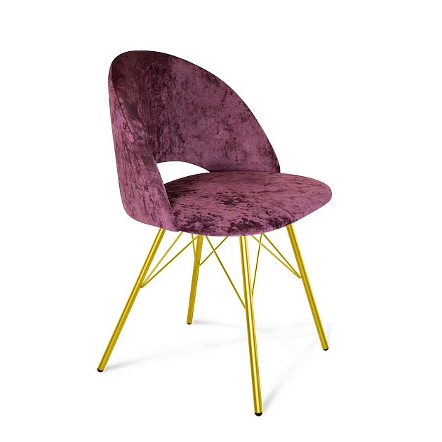 Офисный стул Sheffilton SHT-ST34/S37 вишневый джем/золото 9002483404 Фото № 1