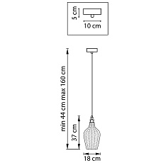 Подвесной светильник Lightstar Rocco 793136 2