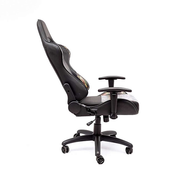 Игровое кресло AksHome Military черный, экокожа 80008 изображение 15 Игровое кресло AksHome Military черный, экокожа 80008 Фото № 15