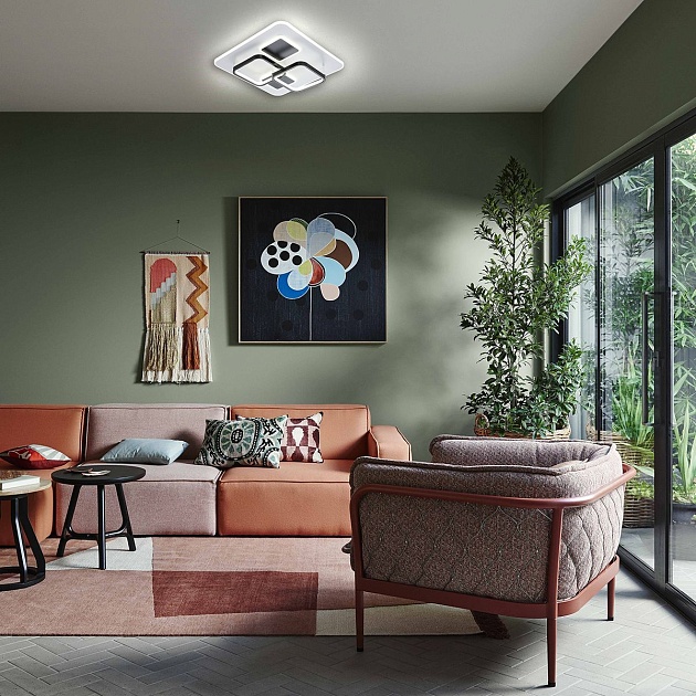 Потолочная светодиодная люстра Escada Module 10235/4Led Square изображение 7 Потолочная светодиодная люстра Escada Module 10235/4Led Square Фото № 7