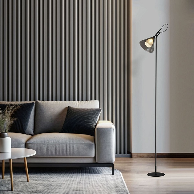 Торшер Eurosvet Enigma 01187/1 черный Фото № 6