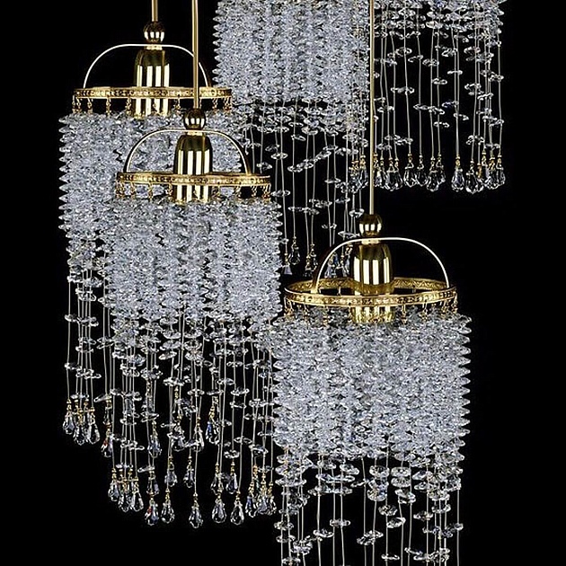 Подвесная люстра Artglass Small Game 01-05 CE Фото № 4