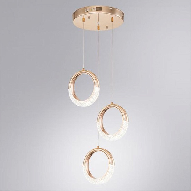 Подвесная светодиодная люстра Arte Lamp Montana A7777SP-3GO изображение 3 Подвесная светодиодная люстра Arte Lamp Montana A7777SP-3GO Фото № 3