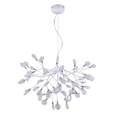 Подвесная светодиодная люстра Crystal Lux Evita SP63 White/Transparent 3
