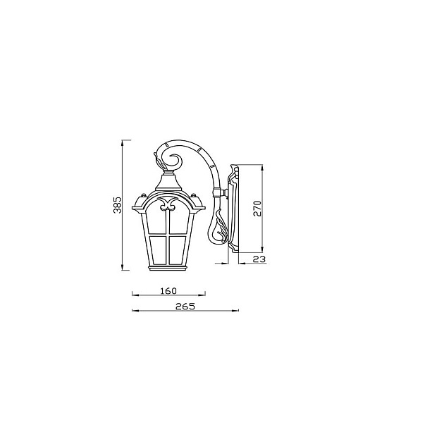Уличный настенный светильник Maytoni Outdoor Albion O413WL-01BZ Фото № 7