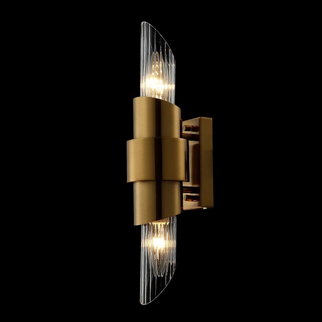 Бра Crystal Lux Justo AP2 Brass Фото № 3