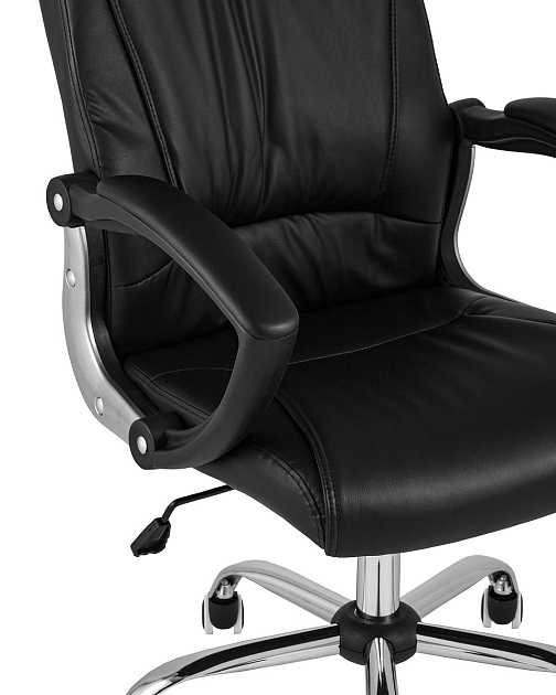 Кресло руководителя TopChairs Tower черное D-418 black Фото № 5