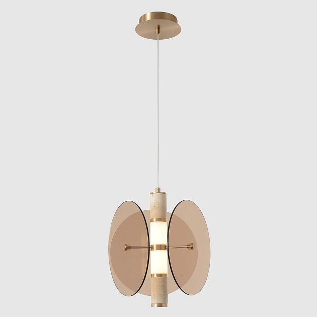Подвесной светильник Crystal Lux AMARILLO SP12W LED BRASS Фото № 1