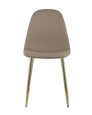 Кухонный стул Stool Group Валенсия экокожа коричневая золотые ножки DC-93025E PU brown 2
