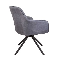 Поворотное кресло AksHome Virginia темно-серый, ткань 70487 2