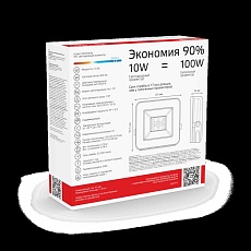 Прожектор светодиодный Gauss 10W 613100310 5