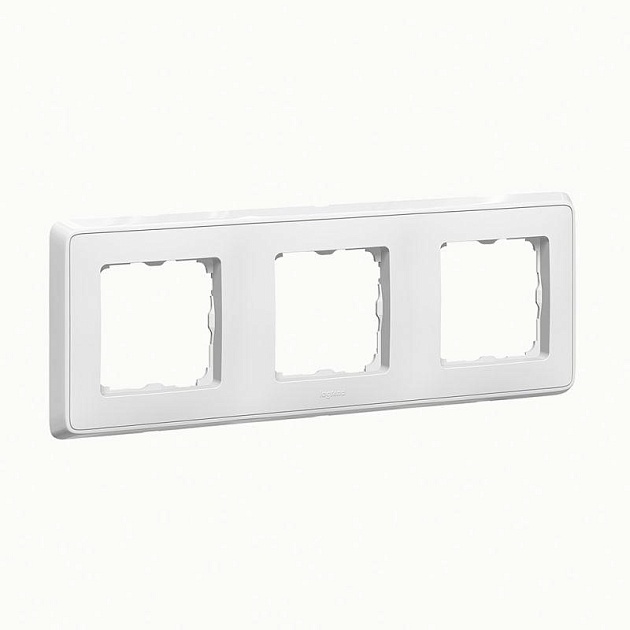 Рамка 3-постовая Legrand Cariva белая 773653 изображение 1 Рамка 3-постовая Legrand Cariva белая 773653 Фото № 1