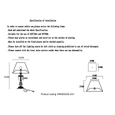 Настольная лампа Crystal Lux Princess LG1 2