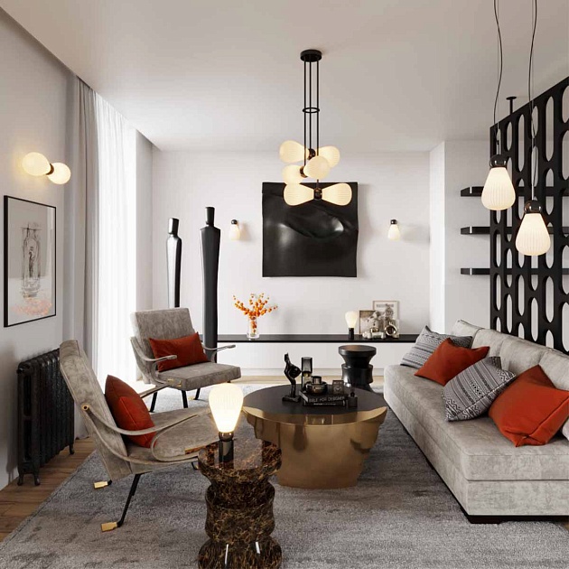 Подвесная люстра Odeon Light Exclusive Elica 5418/2 изображение 3 Подвесная люстра Odeon Light Exclusive Elica 5418/2 Фото № 3