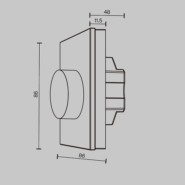 Панель управления Maytoni Lighting control 731004 Фото № 4