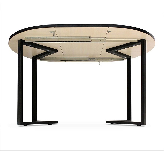 Кухонный стол Sheffilton SHT-T41/100-140 браун cтоун/черный 4153492502 изображение 3 Кухонный стол Sheffilton SHT-T41/100-140 браун cтоун/черный 4153492502 Фото № 3