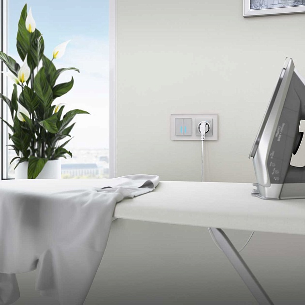 Розетка Wi-Fi Werkel серебряный W1171606 4690389176074 Фото № 4