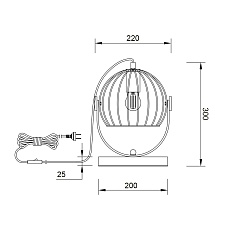 Настольная лампа Vele Luce Pasquale VL6251N01 3