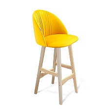 Барный стул Sheffilton SHT-ST35-1/S65 имперский желтый/прозрачный лак 2847705602
