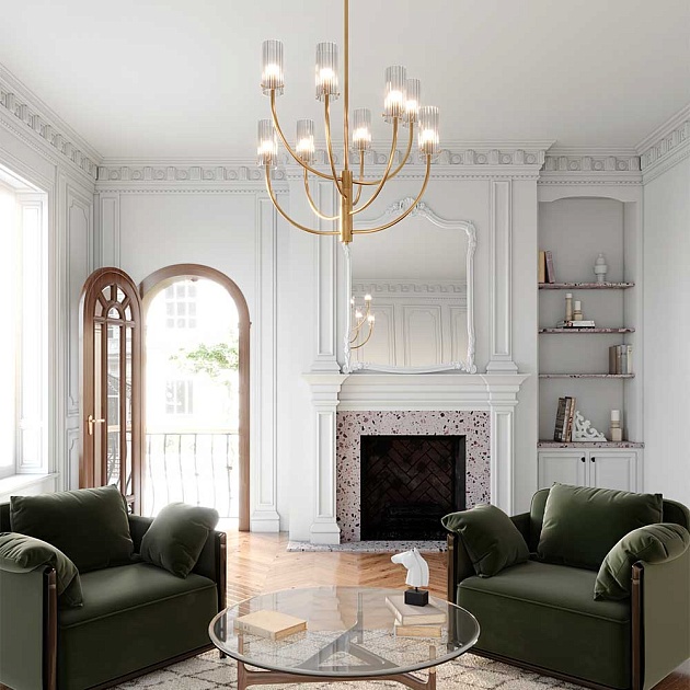 Подвесная люстра Maytoni Arco MOD223PL-08BS изображение 4 Подвесная люстра Maytoni Arco MOD223PL-08BS Фото № 4