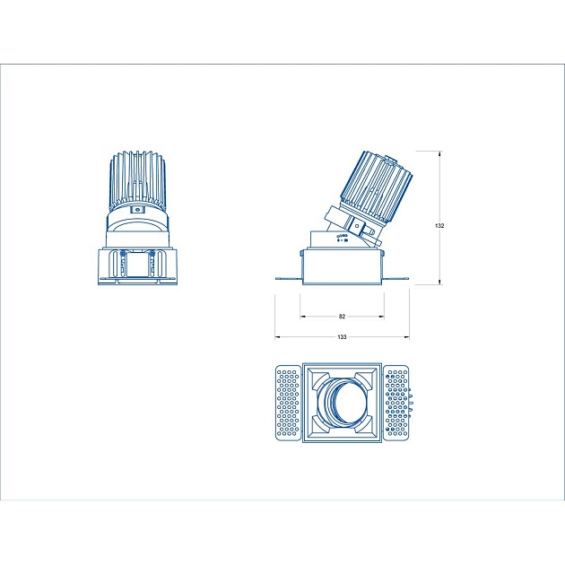Встраиваемый светодиодный светильник Fiberli MR1215 12130106 Фото № 2