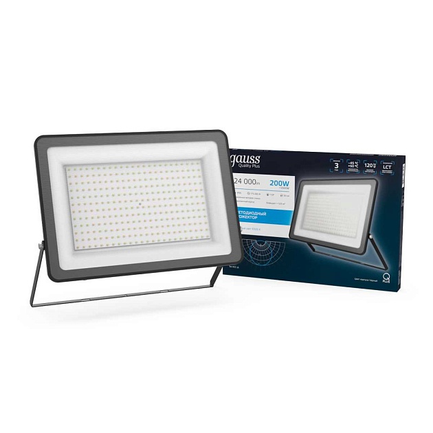 Прожектор светодиодный Gauss Qplus 200W 5500К 613100200 Фото № 9