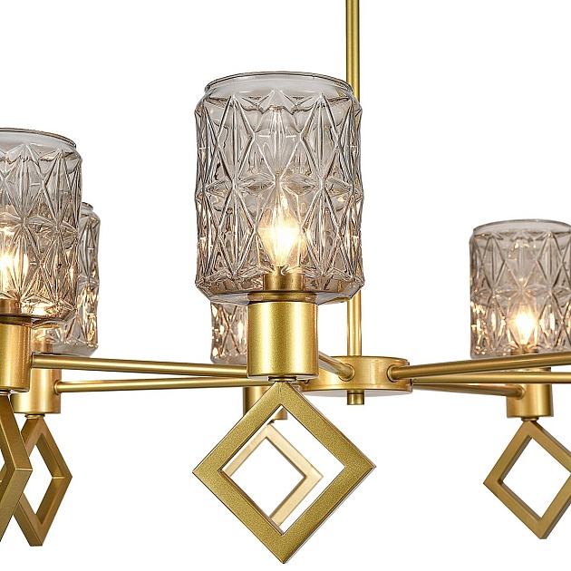 Подвесная люстра Indigo Preda V13025/7R Gold V000470 Фото № 3