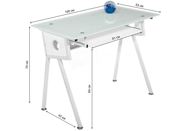 Компьютерный стол Woodville Rubin 11471 Фото № 3